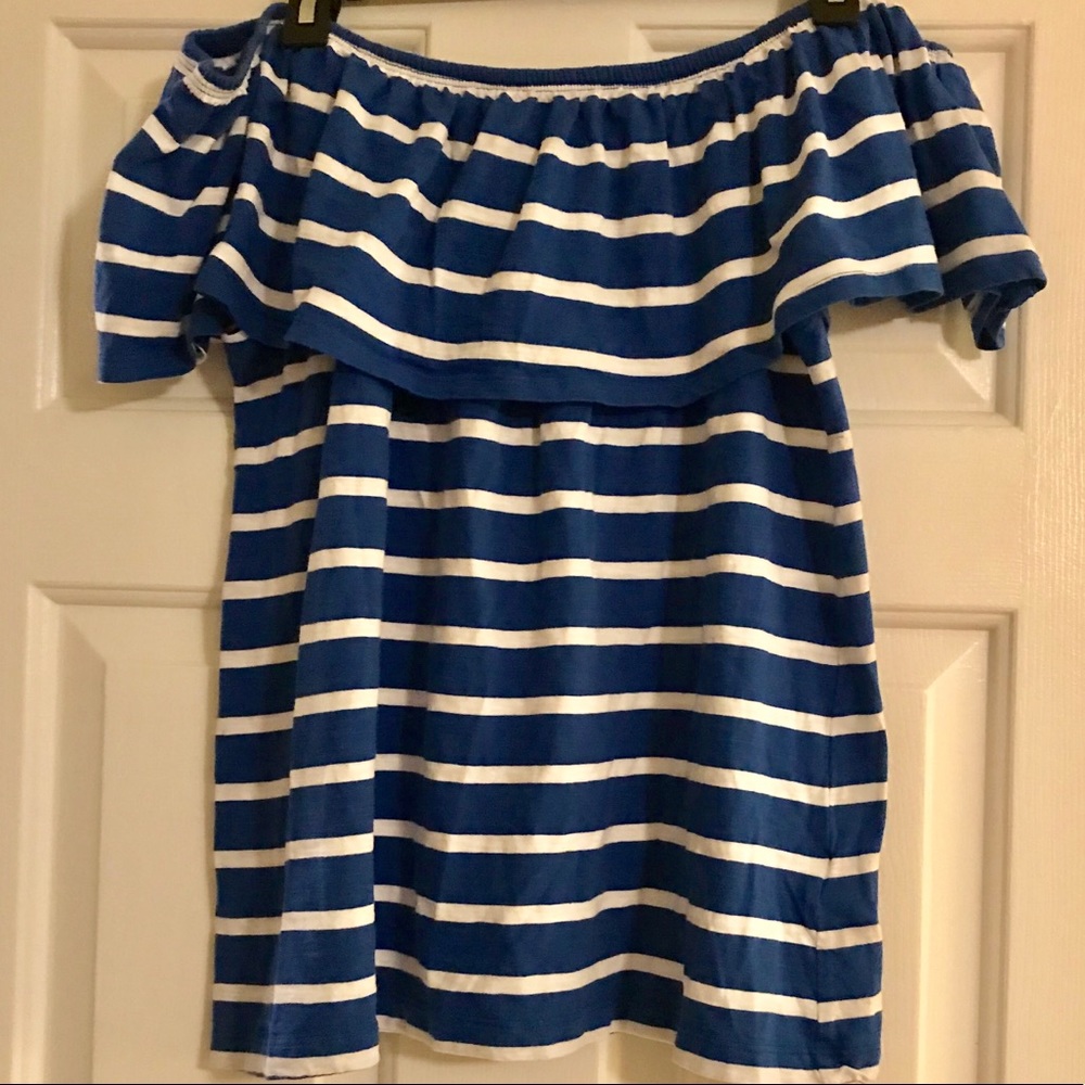 beachlunchlounge off the shoulder top
